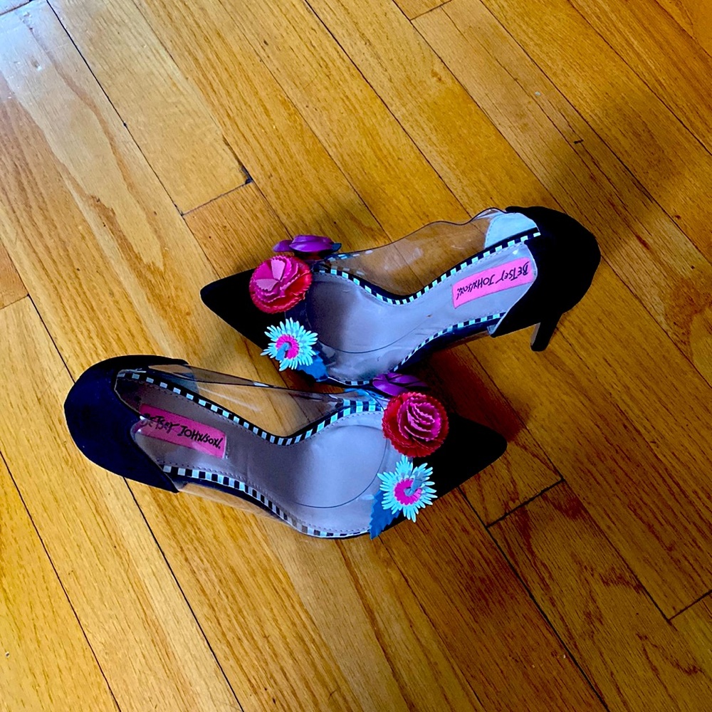 Floral Betsey Johnson Heels